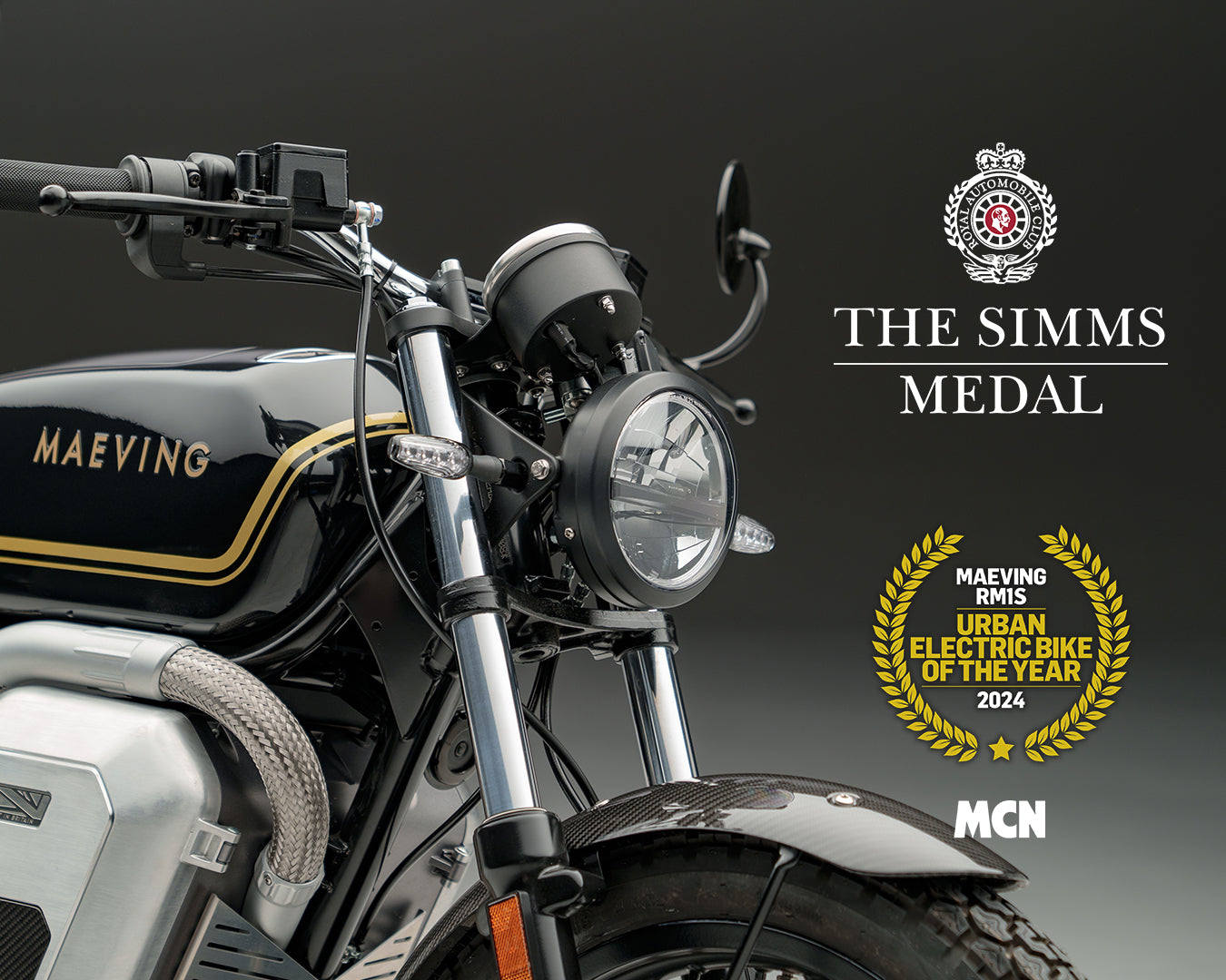 Maeving MCN Award Electric motorbike