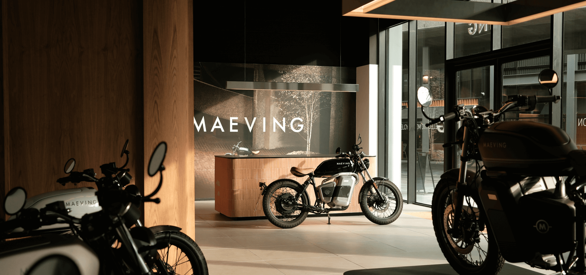 Maeving Showroom in London | Test ride an electric motorcycle 125cc