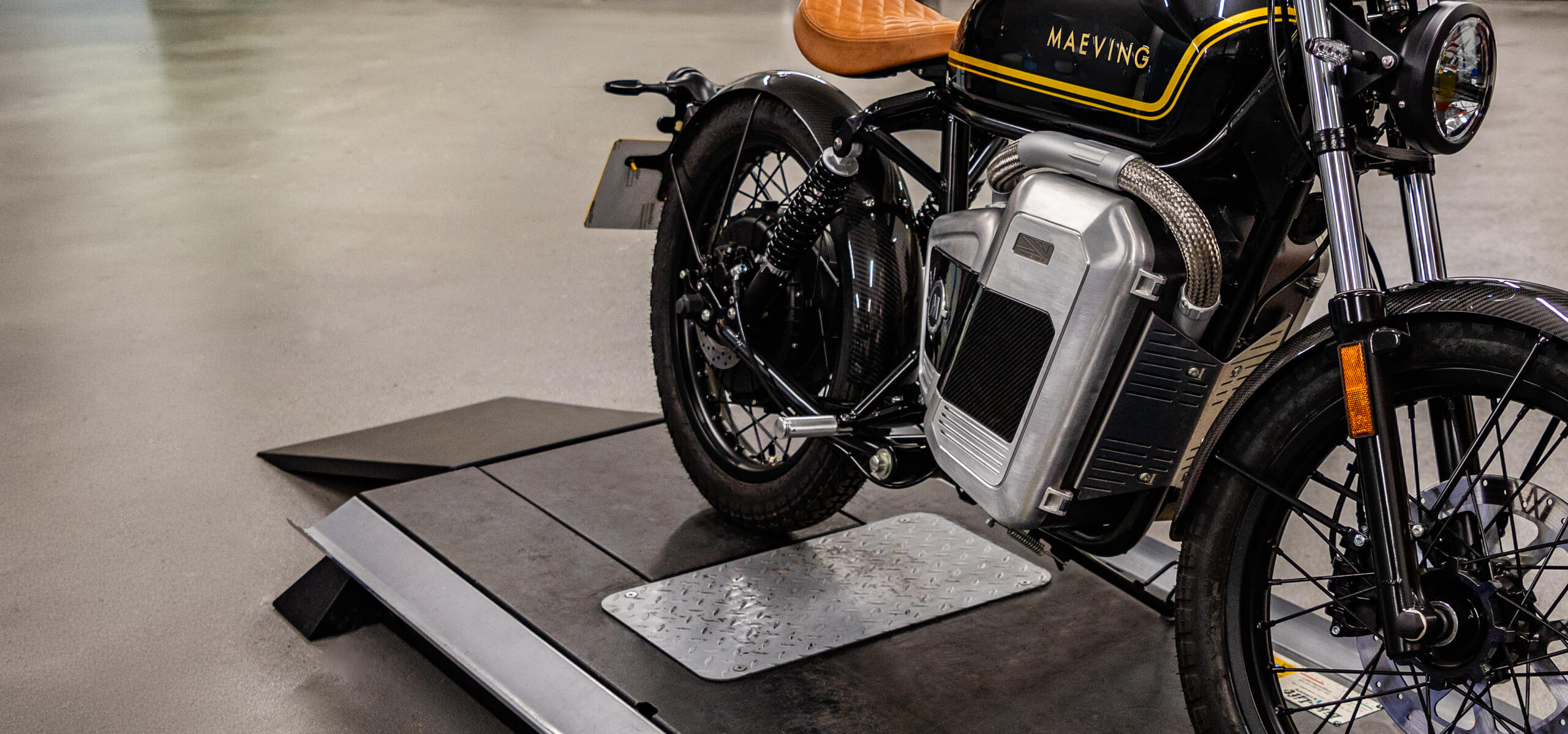 Maeving RM1S Electric Motorbike in Factory