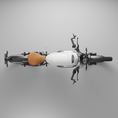 Load image into Gallery viewer, Maeving RM1S (White Tank), Tan Seat, Black Mudguards
