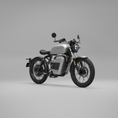 Load image into Gallery viewer, Maeving RM1S (Silver Tank), Black Seat, Black Mudguards
